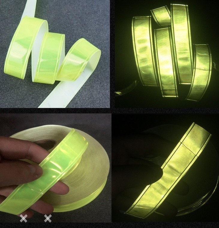 Bande réfléchissante : tissu de sécurité lumineux à haute brillance