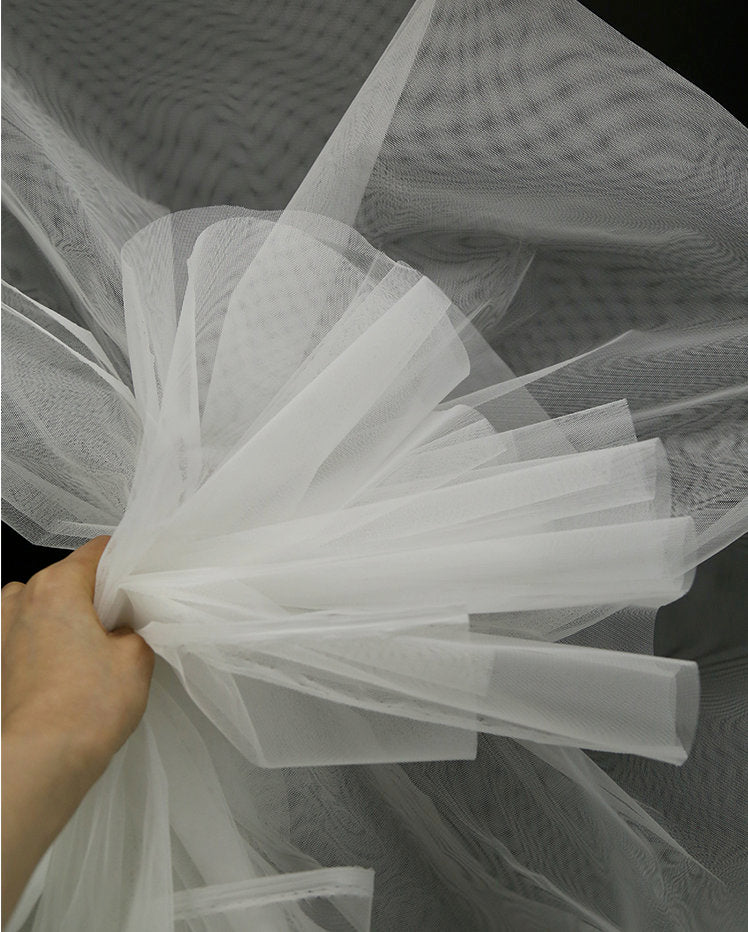 Stiff Organza Fabric: 62"W Designer Material for Gowns & Crafts