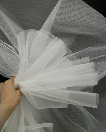Stiff Organza Fabric: 62"W Designer Material for Gowns & Crafts