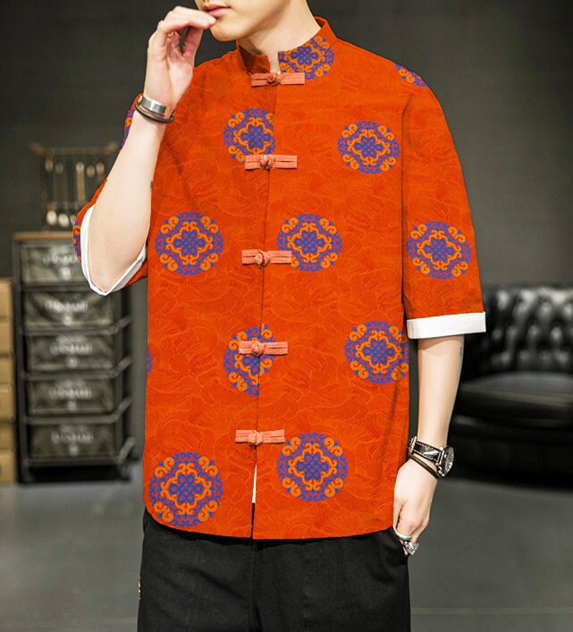 Auspicious Chinese Lucky Knot Brocade Fabric: Silk Satin Robe & Hanfu Material