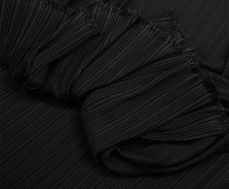 Tissu mousseline plissé : 150 cm de large, texture accordéon