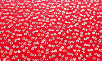 Floral Silk Brocade Fabric: 57"W Rayon Damask, Sewing Material