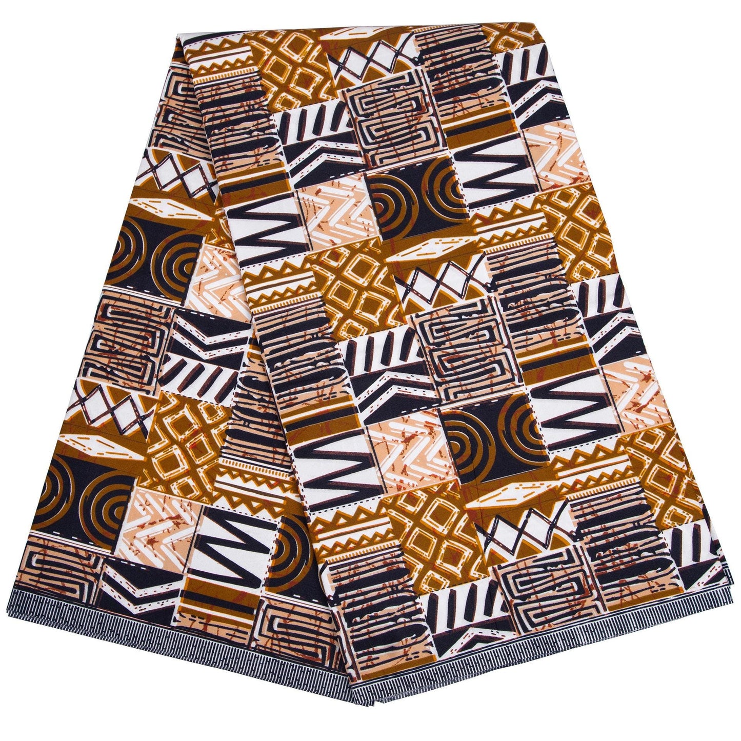 African Ankara Wax Print Fabric: Vibrant Colors, 6 Yards