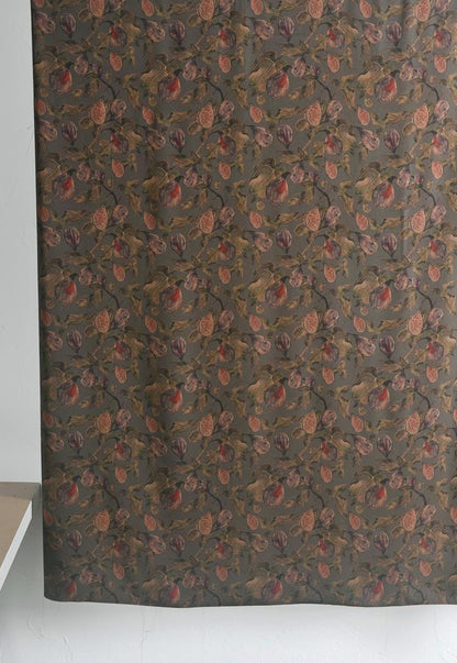Fig Print Cotton Fabric: 55"W Upholstery Drapery Sewing