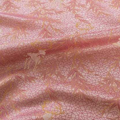 Mongolian Bada Fabric: Tibetan Caisson Pattern, 55"W Polyester