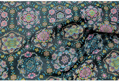 Tissu brocart DunHuang Baoxiang : 59 po de large, pour costumes tibétains