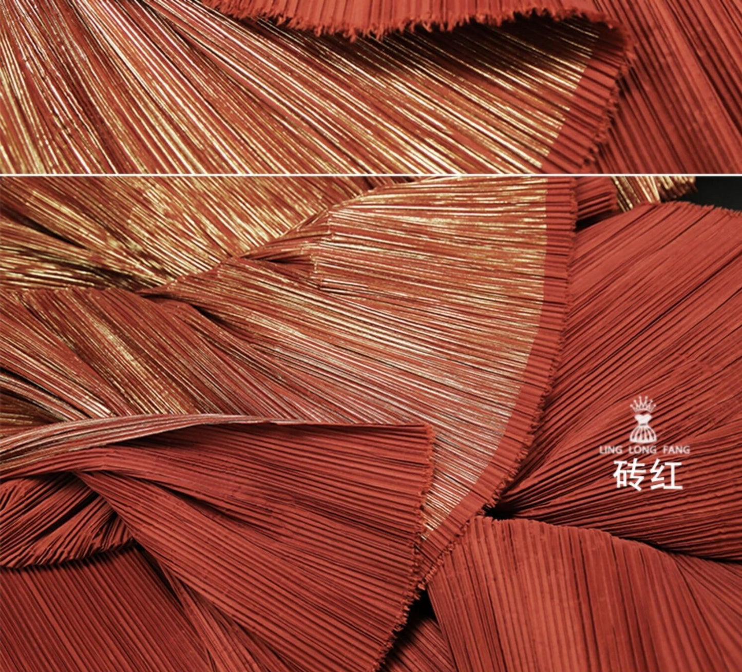59"W Shiny Pleated Crepe Fabric: DIY Wedding Costume Decor