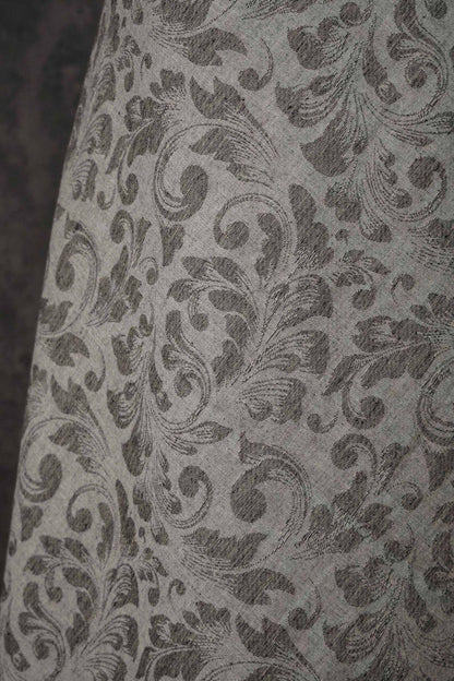 Japanese Floral Cotton Linen Fabric: Kimono Upholstery Drapery, 55"W