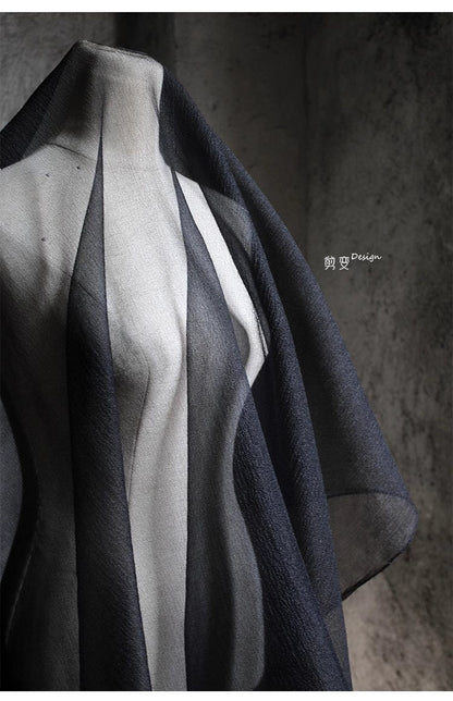 Tissu en maille blanche transparente, polyester doux au toucher, 150 cm de large, vendu au mètre