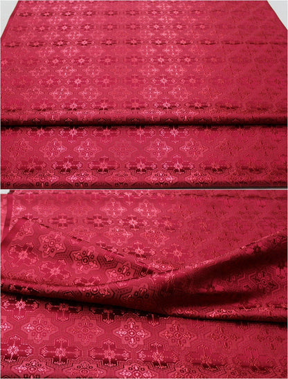 Plain Chinese Silk Brocade Fabric: Upholstery, Costume, Decor
