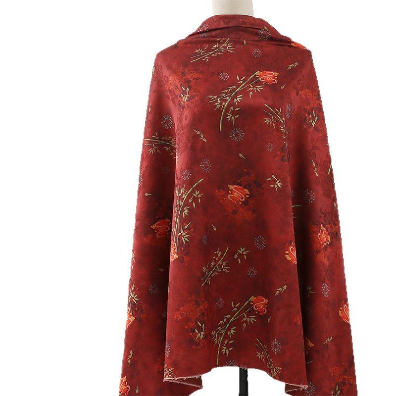 Bamboo Tea Silk Satin Fabric: 59"W Upholstery, Costume, Drapery