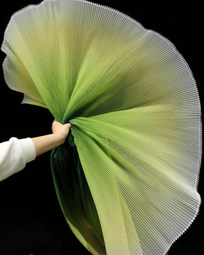 Pleated Organza Fabric: 59" Wide Stiff Texture Polyester