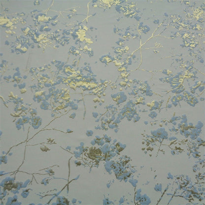 Gold Thread Floral Jacquard Fabric: 55" Wide Designer Upholstery