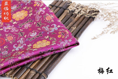 Phoenix Brocade Fabric: 35"W Chinese Cheongsam Cushion Rayon