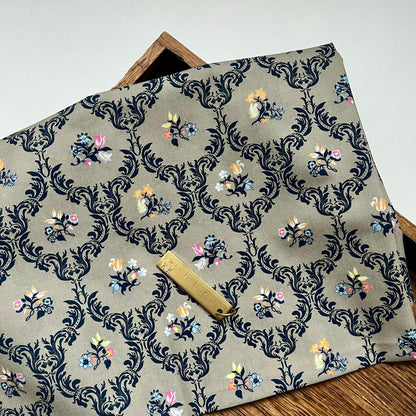 1960s Cotton Fabric: Retro Print, Upholstery, Costume, Sewing (59"W)