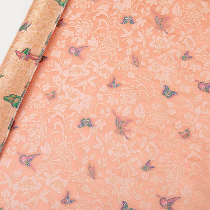 Butterfly Brocade Fabric: 59"W Rayon Cheongsam Quilting Fabric