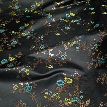 Silky Brocade Fabric: Chinese Cheongsam Costume Sewing Material
