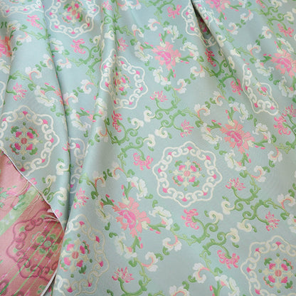 Dunhuang Baoxiang Brocade Fabric: Floral Upholstery, Costume, Drapery