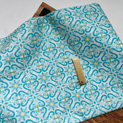 1960s Cotton Fabric: Retro Print, Upholstery, Costume, Sewing (59"W)