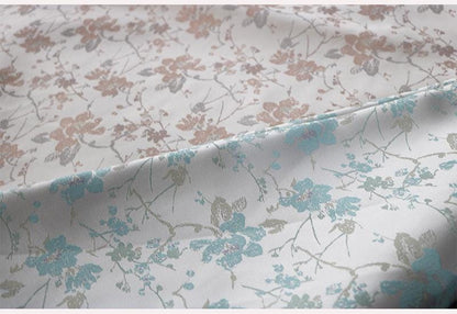 Floral Chinese Brocade Fabric: Rayon Jacquard, 55" Wide