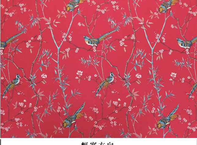 Bird Print Satin Fabric: Soft Polyester, 57" Wide, Apparel & Decor