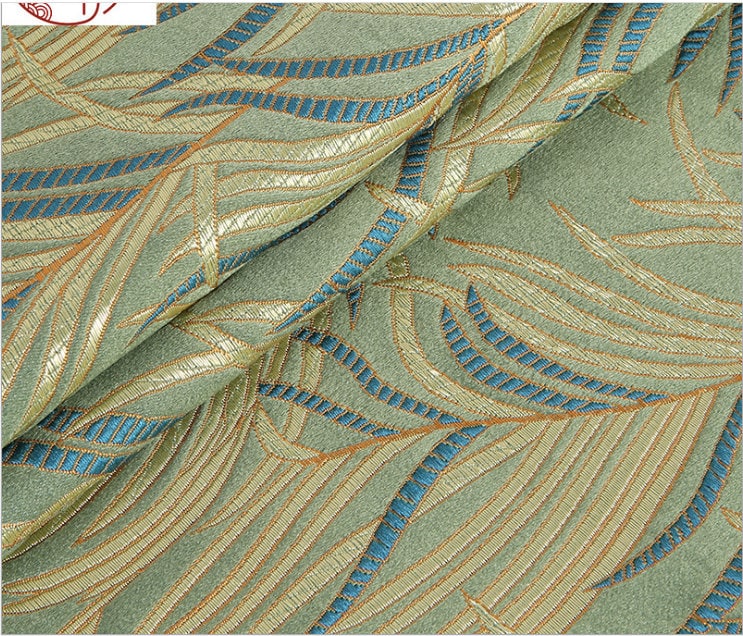Cypripedium Brocade Fabric: Jacquard Cheongsam Qipao Cosplay Kimono Fabric