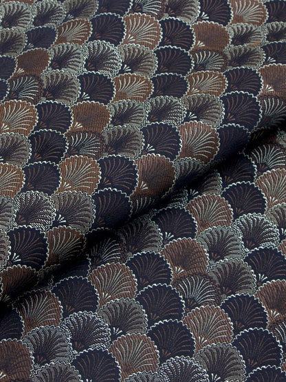 Japanese Fan Fabric: Silk Rayon Jacquard Brocade (29.5" Width)