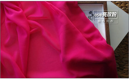 Soft Chiffon Fabric: 59" Wide Sheer Drape for Wedding & Events