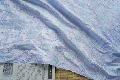 Gold Thread Jacquard Fabric: 3D Oil Painting Texture, Upholstery & Dress Sewing, 55" Wide