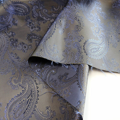 Nishijin Woven Brocade Fabric: Gold Thread Jacquard Silk, 57" Wide