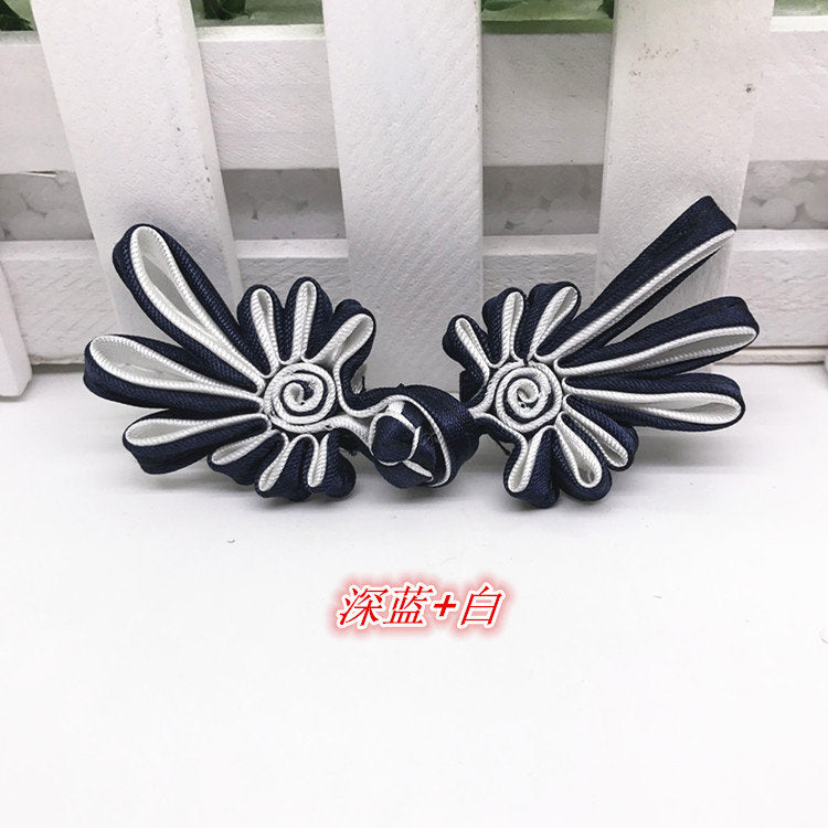 Handmade 9colors fabric Sewing Fastener Chinese Closure Knot Cheongsam Frog Buttons