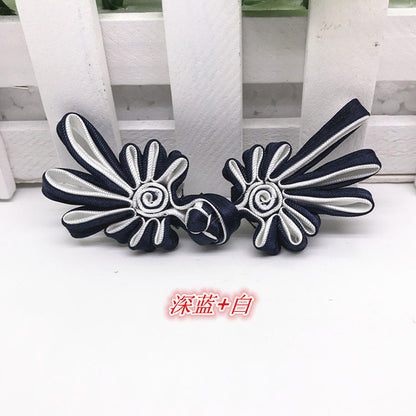 Handmade 9colors fabric Sewing Fastener Chinese Closure Knot Cheongsam Frog Buttons