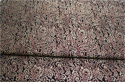 Phoenix Tail Brocade Fabric: Floral Chinese Silk (29.5 Inches Wide)