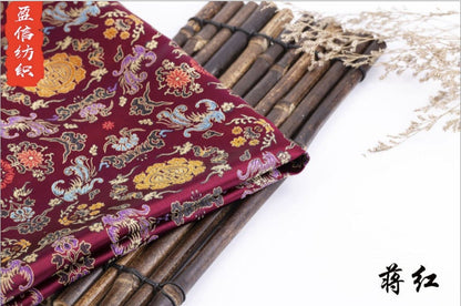 Phoenix Brocade Fabric: 35"W Chinese Cheongsam Cushion Rayon