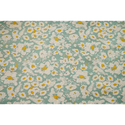 Reversible Jacquard Fabric: Embossed Floral Oil Painting, 59"W