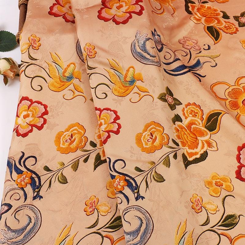 Tissu viscose shantung : 100 % rayonne, largeur 147 cm (58 po) – Costumes, décoration, couture