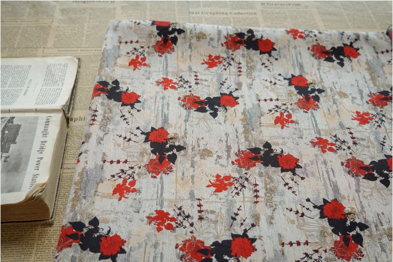 Floral 3D Jacquard Fabric: Bright Upholstery, Costume, Decor - 59" Wide