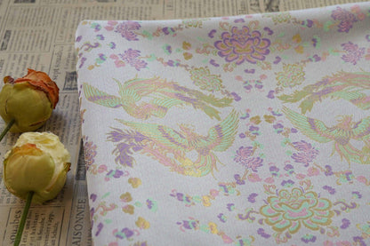 Tissu jacquard : 147 cm (58 pouces) à motif de peinture chinoise ancienne, pour costumes et décorations