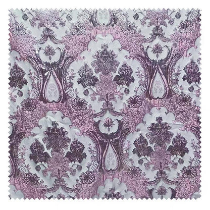 Tissu jacquard métallisé 3D rose, européen et américain, pour vêtements ��� Textile de luxe et de mode Large