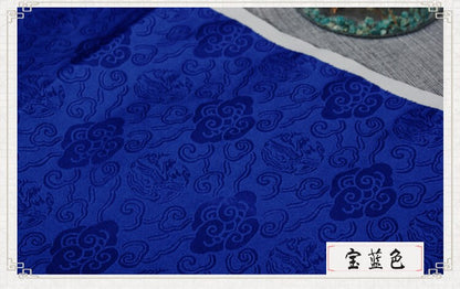Cloud Brocade Fabric: Silk Rayon Jacquard, Costume Dress Material