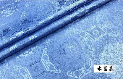 Plum Blossom Brocade Fabric: 29.5"W Bohemia Embroidery