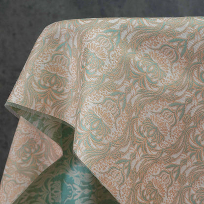 Gold Vine Jacquard Fabric: Luxury Upholstery & Drapery - 55"W