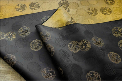 Rabbit Jacquard Brocade Fabric: Japanese Rayon Damask (By The Meter)