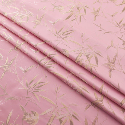 Tissu brocart de bambou : mélange soie-rayonne de 150 cm, pour ameublement de costumes