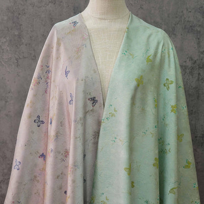 3D Butterfly Jacquard Fabric: 63"W Polyester Blend, Costume & Decor