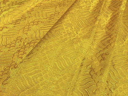 Tissu brocart de soie et rayonne Champagne Wave : 75 cm (29,5 pouces) - Matériel de couture pour vêtements