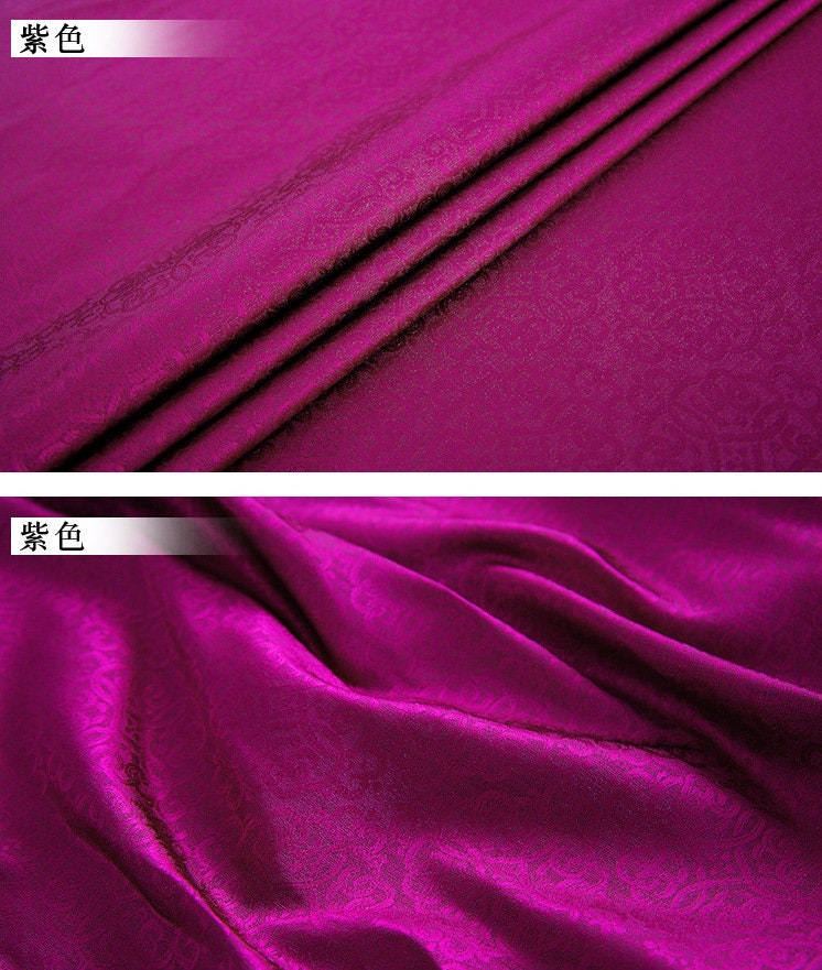 Silk Rayon Brocade Fabric: 29" Wide, Sewing & Upholstery