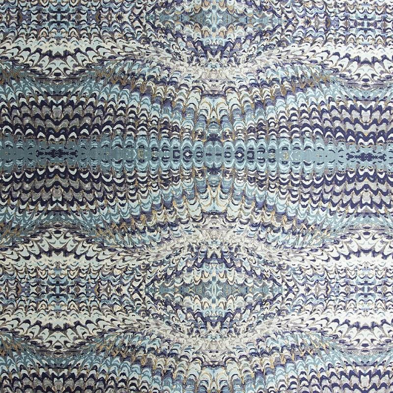 Feather Pattern Jacquard Fabric: 3D Texture Upholstery, 55" Wide