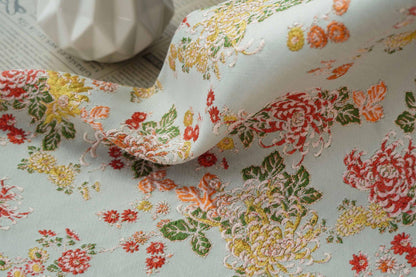 Bana Jacquard Fabric: 3D Texture, Rayon Polyester Blend, 55" Wide