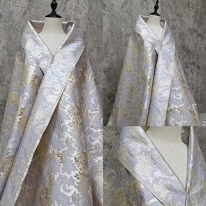 Tissu jacquard gaufré 3D, largeur 58 pouces